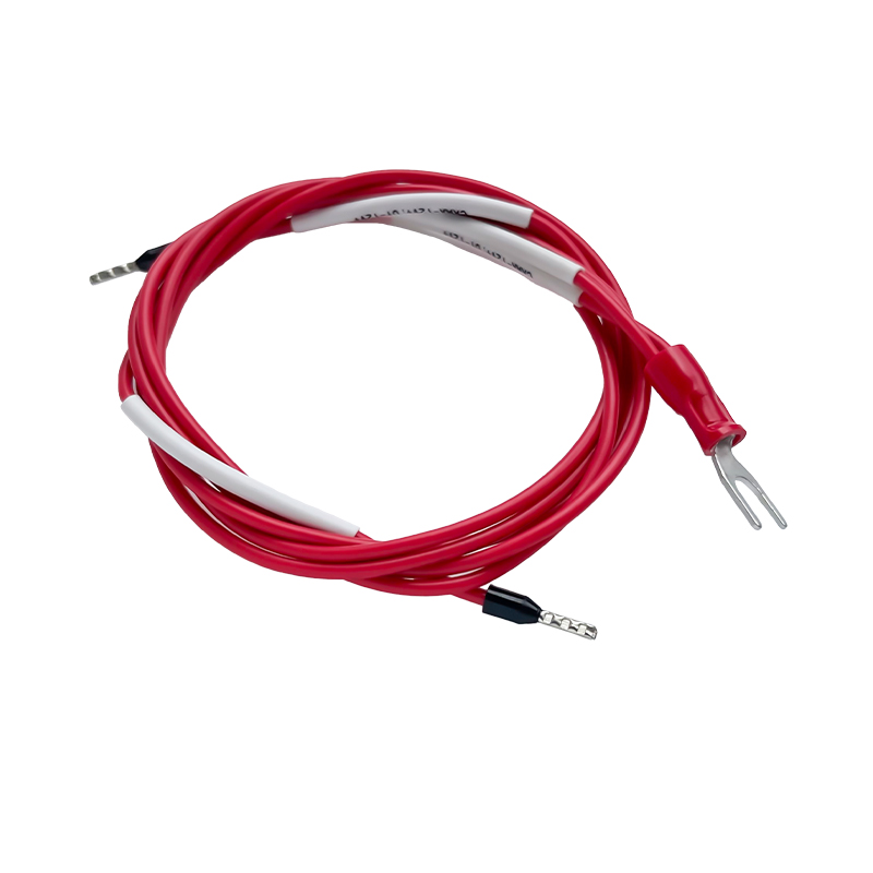 UL1015 20AWG red wire with terminals
