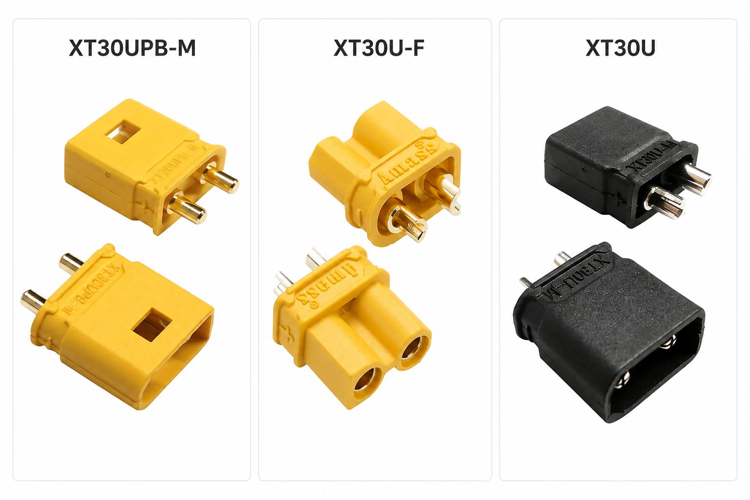 XT30U Battery Connector